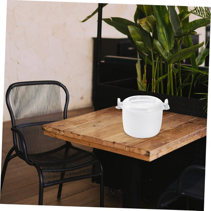 Microwave Rice Cooker and Food Storage Bowl with Lid, Microwave Rice Cooking and Steamer Basket