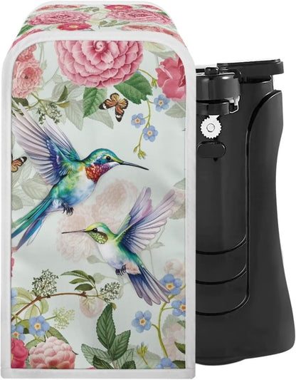 Hummingbird Electric Can Opener Dust Cover, Home Decor Kitchen Appliance Covers