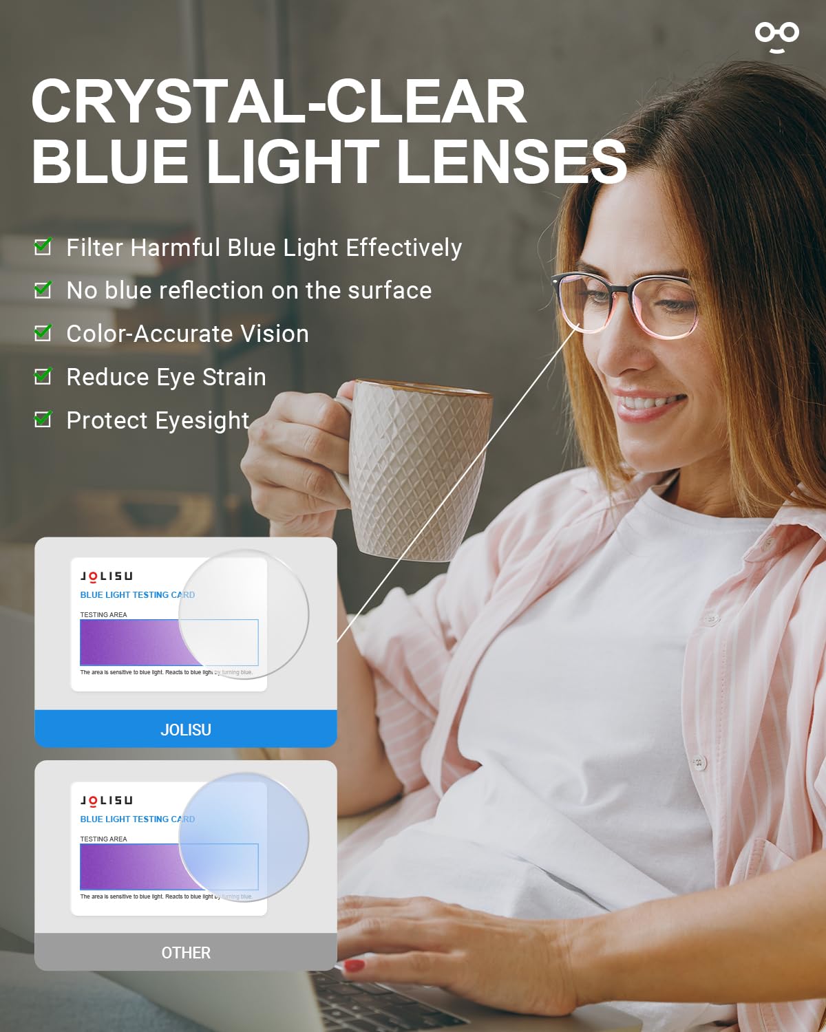 JOLISU 5 Pack Reading Glasses For Women, Blue Light Blocking Computer Reader Spring Hinge Eyeglasses (1.75)