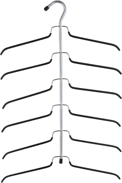 Organize It All 6 Tier Blouse Tree Hanger in Chrome