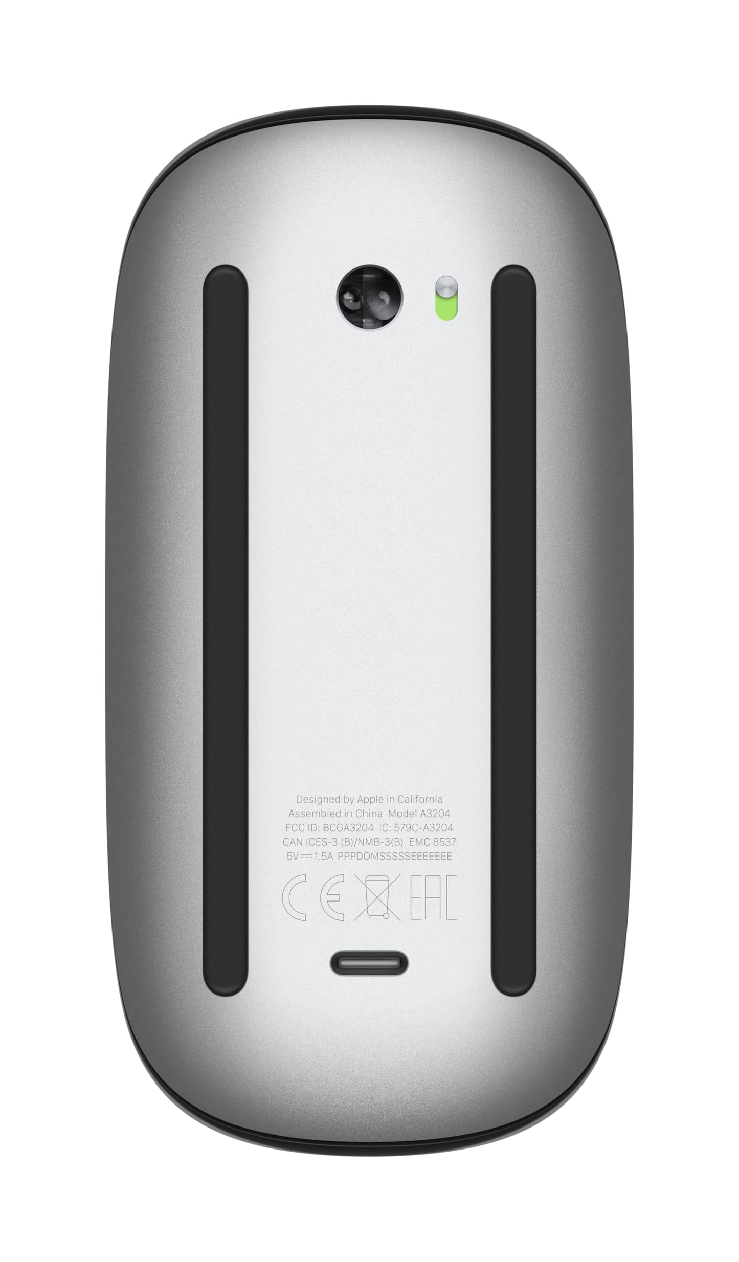 Apple Magic Mouse: Wireless, Bluetooth, Rechargeable. Works with Mac or iPad; Multi-Touch Surface - White