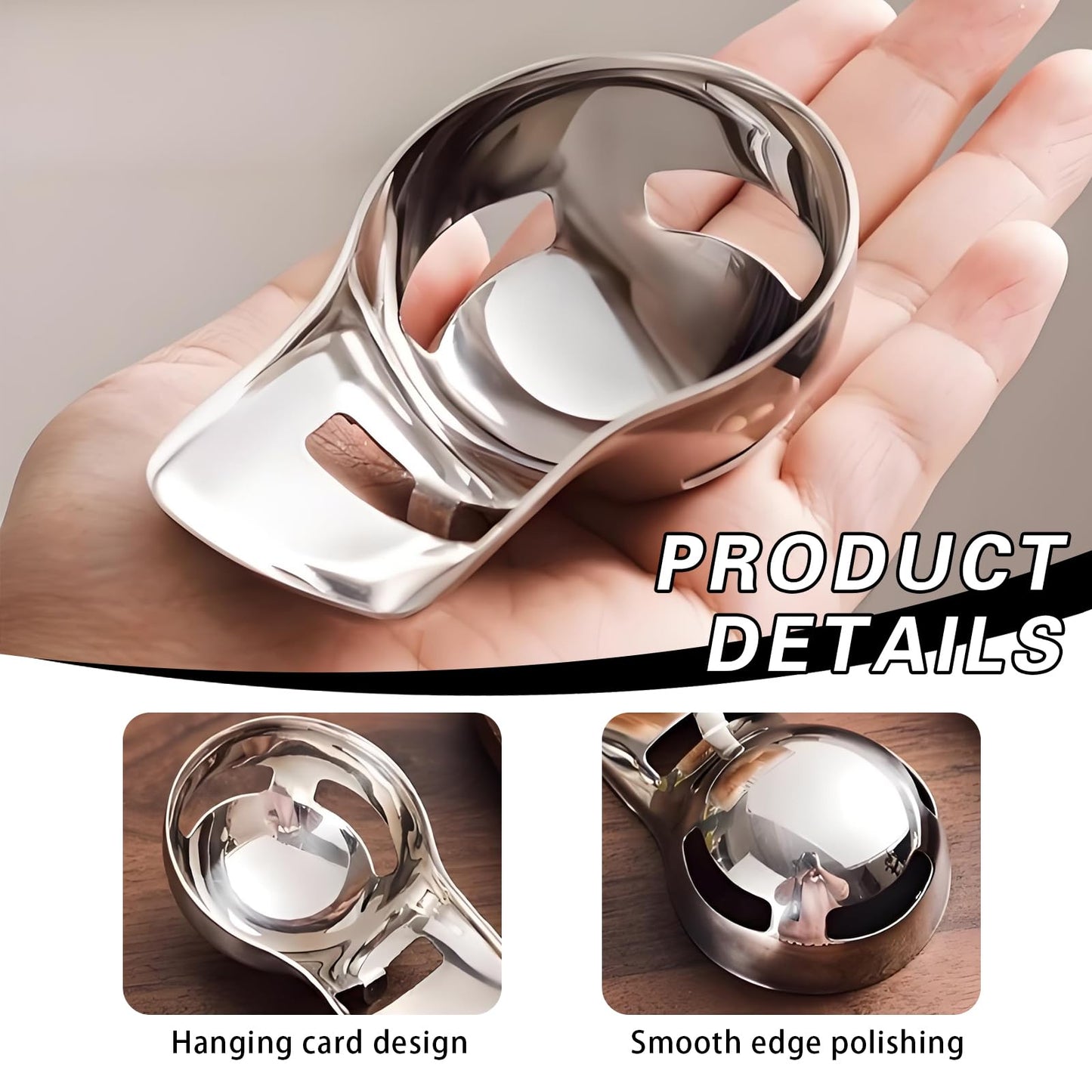 316L Stainless Steel Egg White Separator & Semi-Automatic Whisk Set - Hands-Free Clip Design, Corrosion-Resistant Kitchen Tools for Baking, Durable Egg Yolk Separator with Bowl Rest