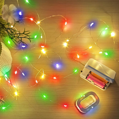 16FT 50 Aogist Fairy Lights with Spool,Ultra-Bright LEDs Battery Operated Copper Wire String Light for Bedroom