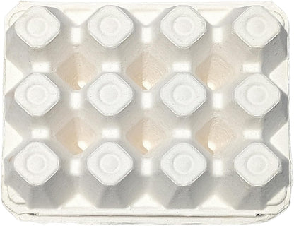 12 3x4 Packaging 25 Pack Vintage Egg Cartons for Large Eggs Classic Layout Durable Recycled Cardboard Farmhouse Style