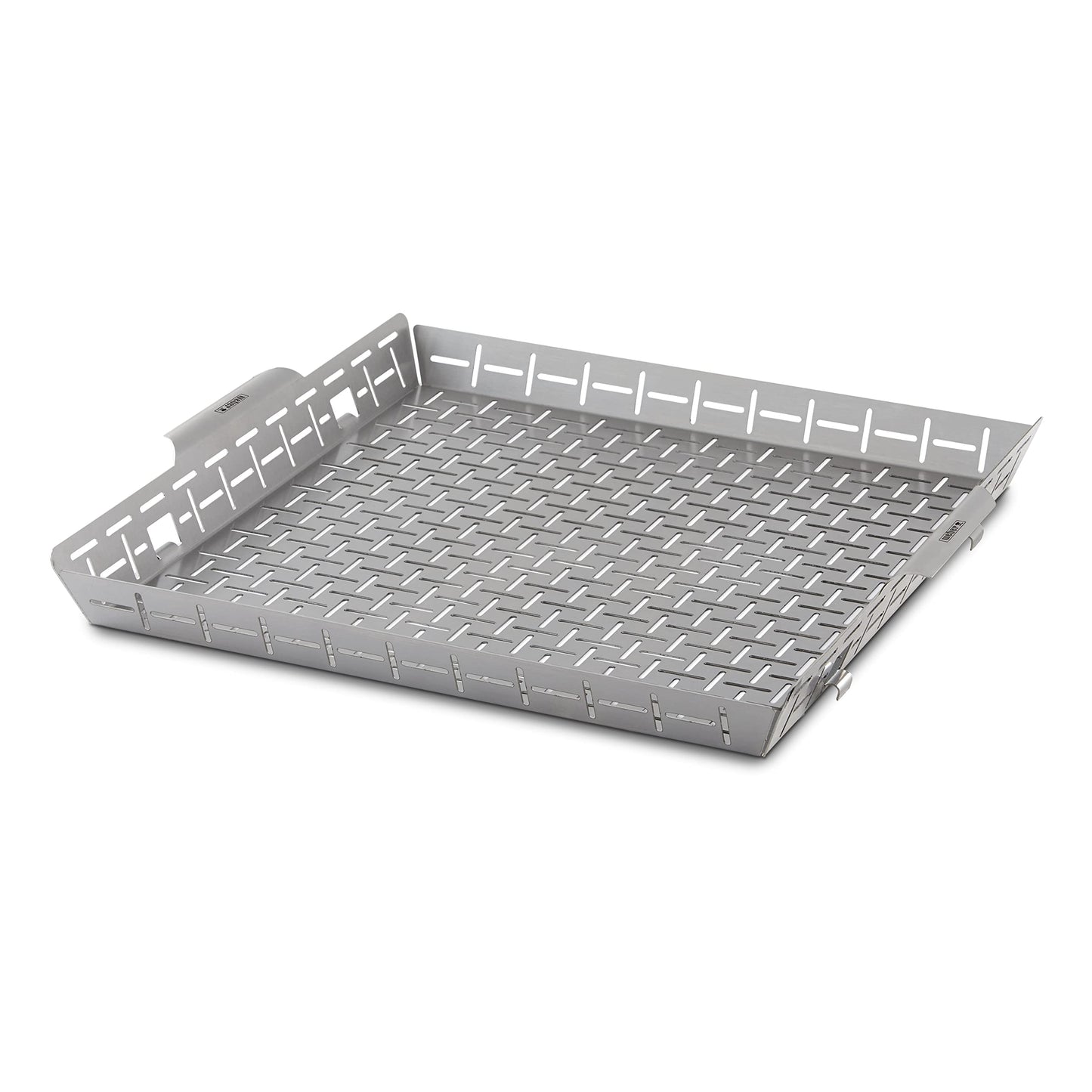 Weber Crafted Roasting Basket – Stainless‑Steel Grill Basket for Even Roasting of Small & Delicate Foods, Designed for Weber Crafted Outdoor Kitchen System
