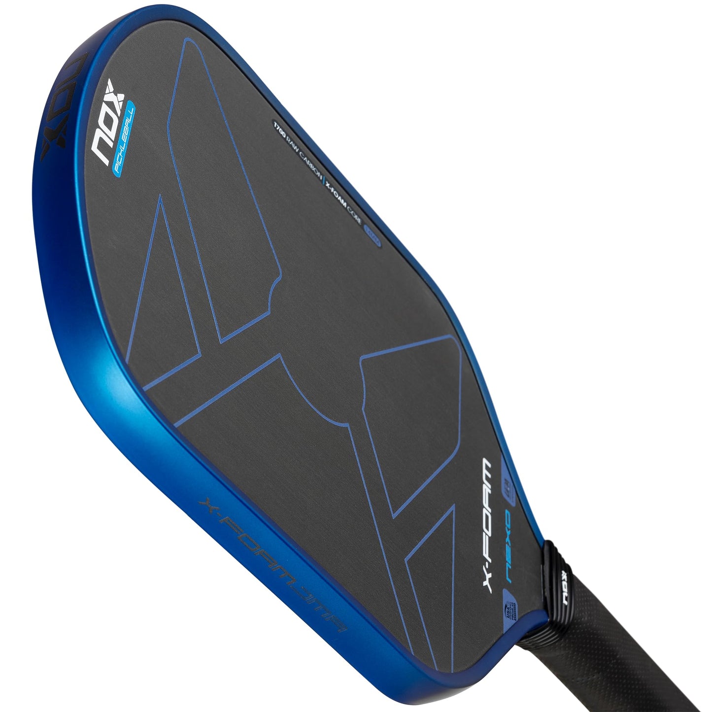 NOX Pickleball Paddle X-Foam Nexo 14mm 2026 | Hybrid Shape Pickle Ball Paddle | USAP Approved Advanced Pickleball Racket | T700 Raw Carbon Face For Elite Spin & Comfort | Gen 4 X-FOAM, Speed & Finesse