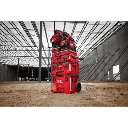 Milwaukee Electric - PACKOUT 10 Compact Portable Tool Box with ADJUSTA