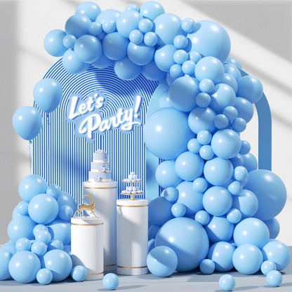 Awenztech Balloon Arch Kit - 120pcs Light Blue Latex Balloons in Various Sizes for Celebrations