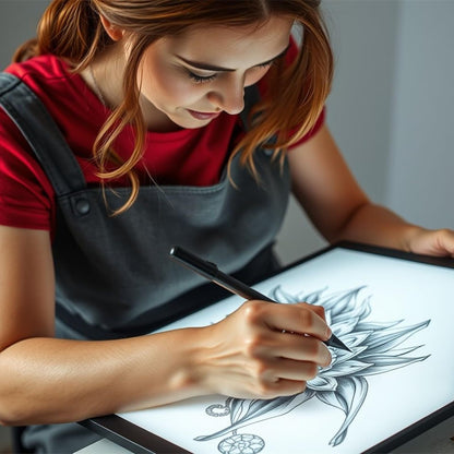 Premium A3 LED Tracing Light Pad for Diamond Art Painting - 3-Level Adjustable Brightness, No Mesh No Dot Technology, Ultra-Thin USB Powered Light Box for Sketching, Weeding Vinyl, Drawing, Design