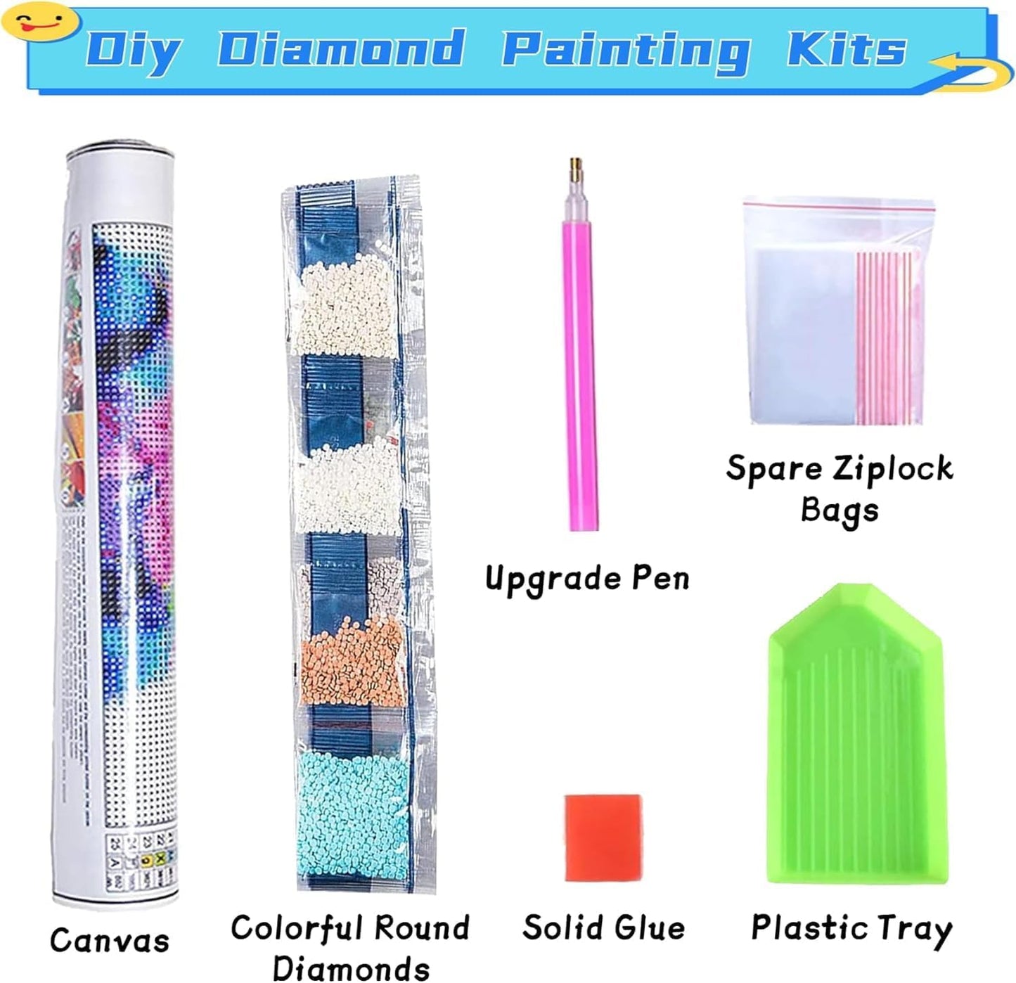 AIBOERL 4 Pack Black Cat Diamond Painting Kits for Adults,Animals in Bathtub DIY 5D Diamond Art Kits Full Drill Diamond Dots Paintings with Diamonds Gem Art and Crafts Home Decor 12x12inch