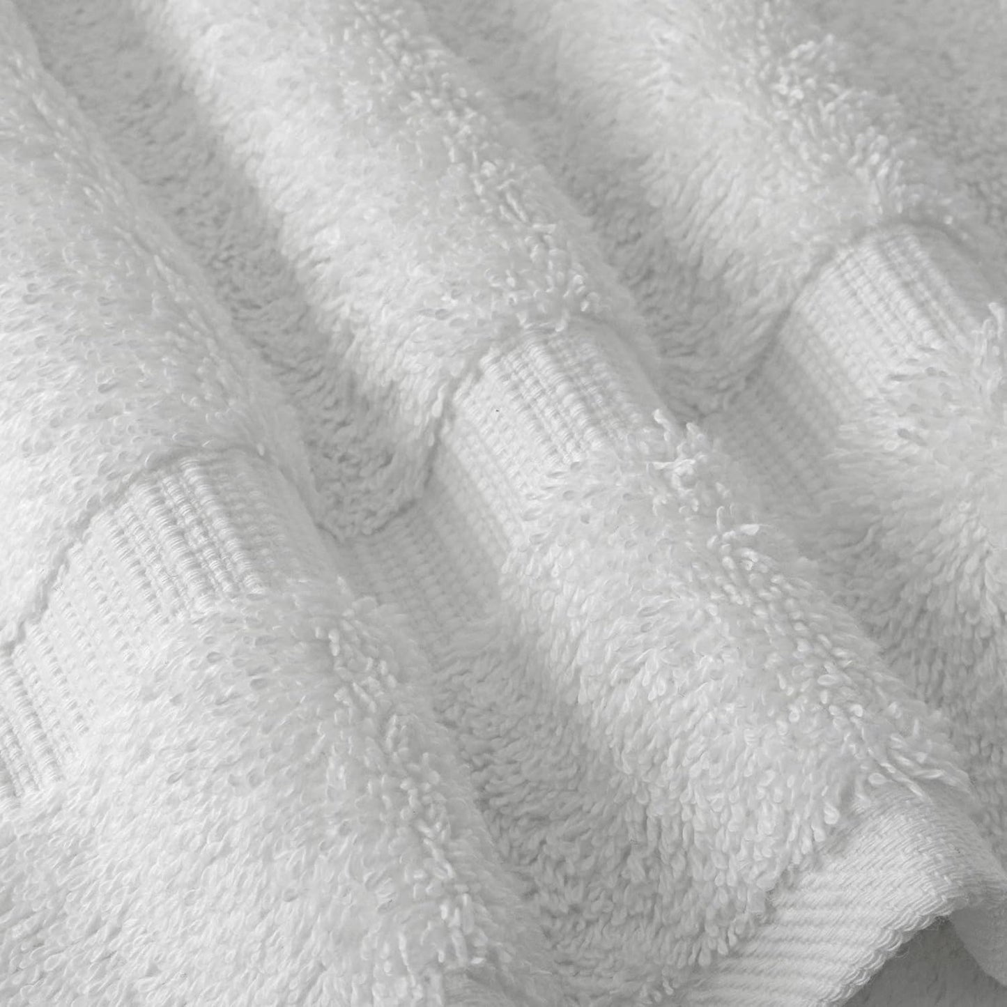 12 Chakir Turkish Linens Premium Cotton Absorbent Turkish Towels (Washcloths - Piece, White)