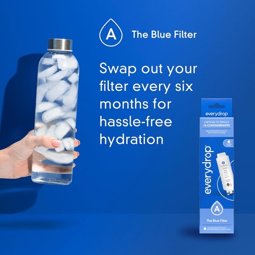 Everydrop By Whirlpool Refrigerator Water Filter - EDRARXD1, Single-Pack for Clean, Fresh Water