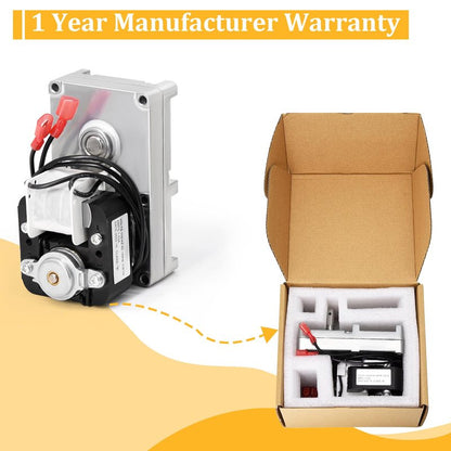 Replacement Auger Motor for Napoleon NPS45, NPS40, NPI45, NPS 45, NPI40, Timberwolf TPS35, TPI35 Pellet Stoves, NPAM Auger Motor for Napoleon Pellet Stove W435-0009 W435-0048 1RPM Clockwise W/Hole