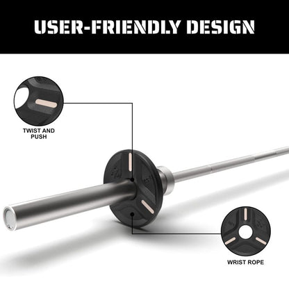 TRIBE WOD Cast Iron Plate Weights, OLIUS Barbell Plates - Gym Weights for Men and Women, Cast Iron Plate Weights 1 of 2, Rubber and Steel Weights for Lifting (10 Lbs) (1 Plate)