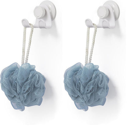 Umbra Flex Shower Storage Accessories with Patented Gel-Lock Technology Suction Cup, 5.8170000000000002 x 7.7469999999999999 x 6.1470000000000002 cm, White (Pack of 2)