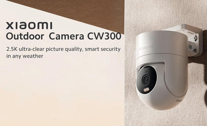 XIAOMI Outdoor Camera CW300 WI-FI + Wired RJ45 US Specs 2.5K Ultra, 4MP, Smart Full-Color Night Vision, Bidirectional Gimbal Movement, IP66 Water and dust Resistant AI Human Tracking