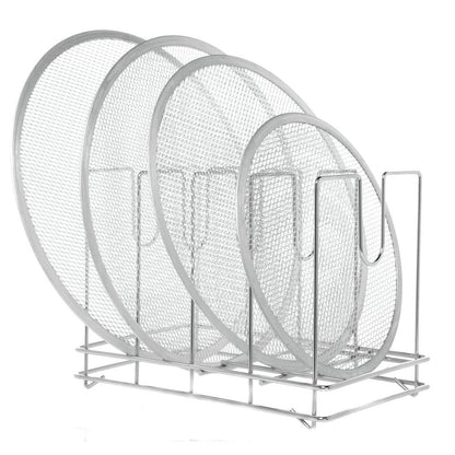 American Metalcraft Pizza Screen Rack, Chrome-Plated Steel, Holds 96 Screens, 18040