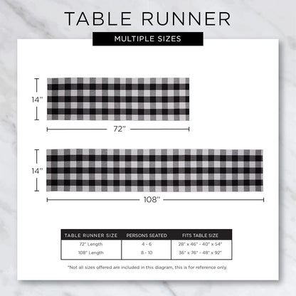 DII Velvet Collection Table Runner, 14x108, Black