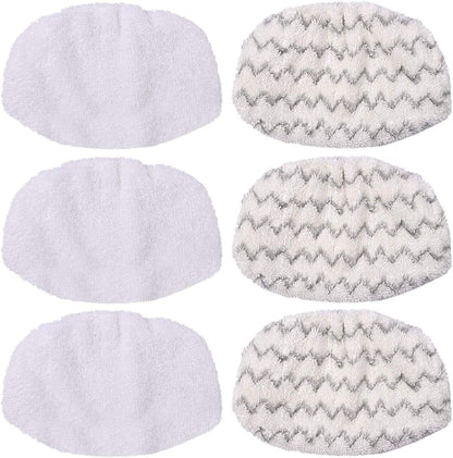 1252, 1606670, 1543, 1543A, 1132, 1652, (6 Pack) KEEPOW Steam Mop Pads Compatible with Bissell Powerfresh Fit Symphony