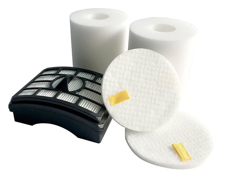 2 HEPA Filter + 2 Foam Flet Filter Kit for Shark Rotator Pro Lift-Away NV500 NV501 NV505 NV552 HEPA Filter & Foam Filter Kit, Part # XFH500 & XFF500