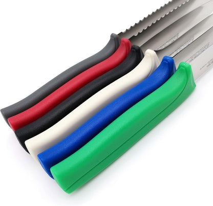 MATTSTONE HILL 3.15 Inch Paring Knife, Premium Stainless Steel Small Kitchen Utility Knife with Green Handle