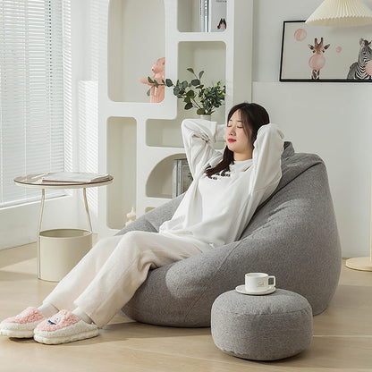 HUJZJY Oversized Bean Bag Chair for Adults, Bean Bag Couch with Filler, Soft Premium Memory Foam Lounger, Comfy Floor Sofa, for Living Room, Bedroom and Gaming Room