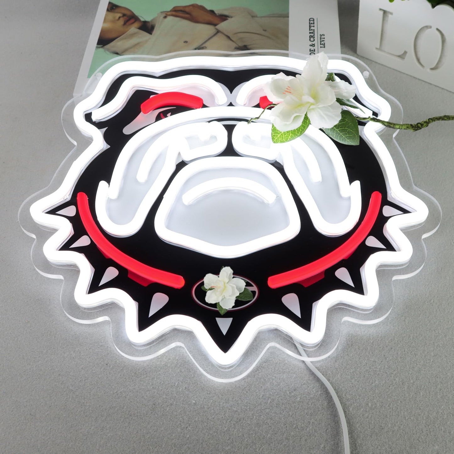 Pugna Cat Neon Signs for Wall Decor Cute Neon Lights for Bedroom Led Business Signs Suitable for Bedroom Man Cave Christmas Best Gift