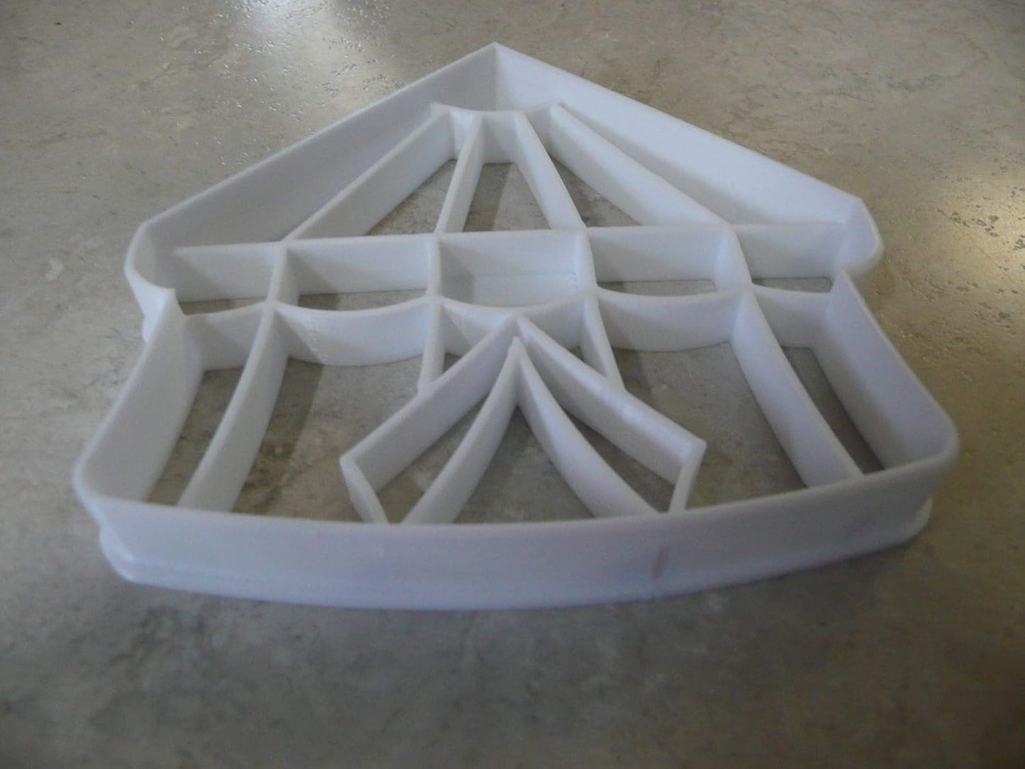 DETAILED CIRCUS TENT COOKIE CUTTER - White Plastic, Hand Wash Only, Made in USA