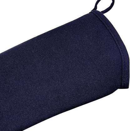 Extra Long 19.7" Professional Oven Mitts, Non-Slip Silicone Grip, Heat Resistant Up to 572°F, Black