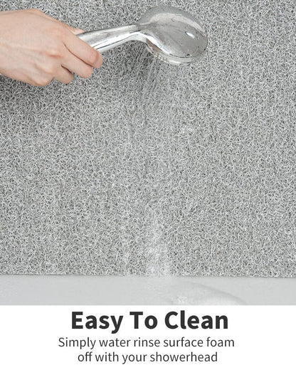 24x24 Non Slip Shower Mat, Comfortable Bath mat for Textured Surface,Quick Drying Easy Cleaning Shower Floor Mat