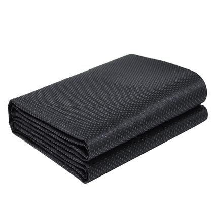 60x40 Inches Antislip Cloth, Vinyl Primary Cloth Backing Fabric, Rug Backing Fabric & Rug Making Supplies Tufting Gun Cushion Punch Needle (Black)