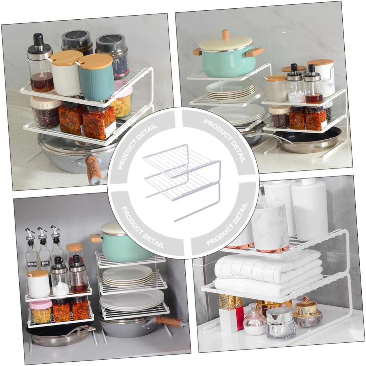 Stainless Steel Dish Drying Rack, Heavy Duty Metal Drainer Rack for Kitchen Countertop Organization and Storage