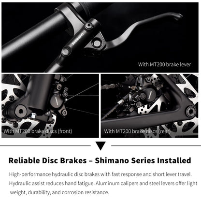 SAVADECK Carbon Fiber MTB with U6000 10 Speed Shift Groupset, Hydraulic Disc Brake with MT200 Break System (Rock Grey, 29 * 17)