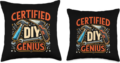 DIY Lovers Home Improvement Throw Pillow for DIY Enthusiasts