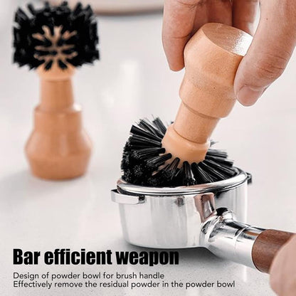 Portafilter Brush, Professional Barista Tool for Cleaning Coffee Basket (51/54mm)