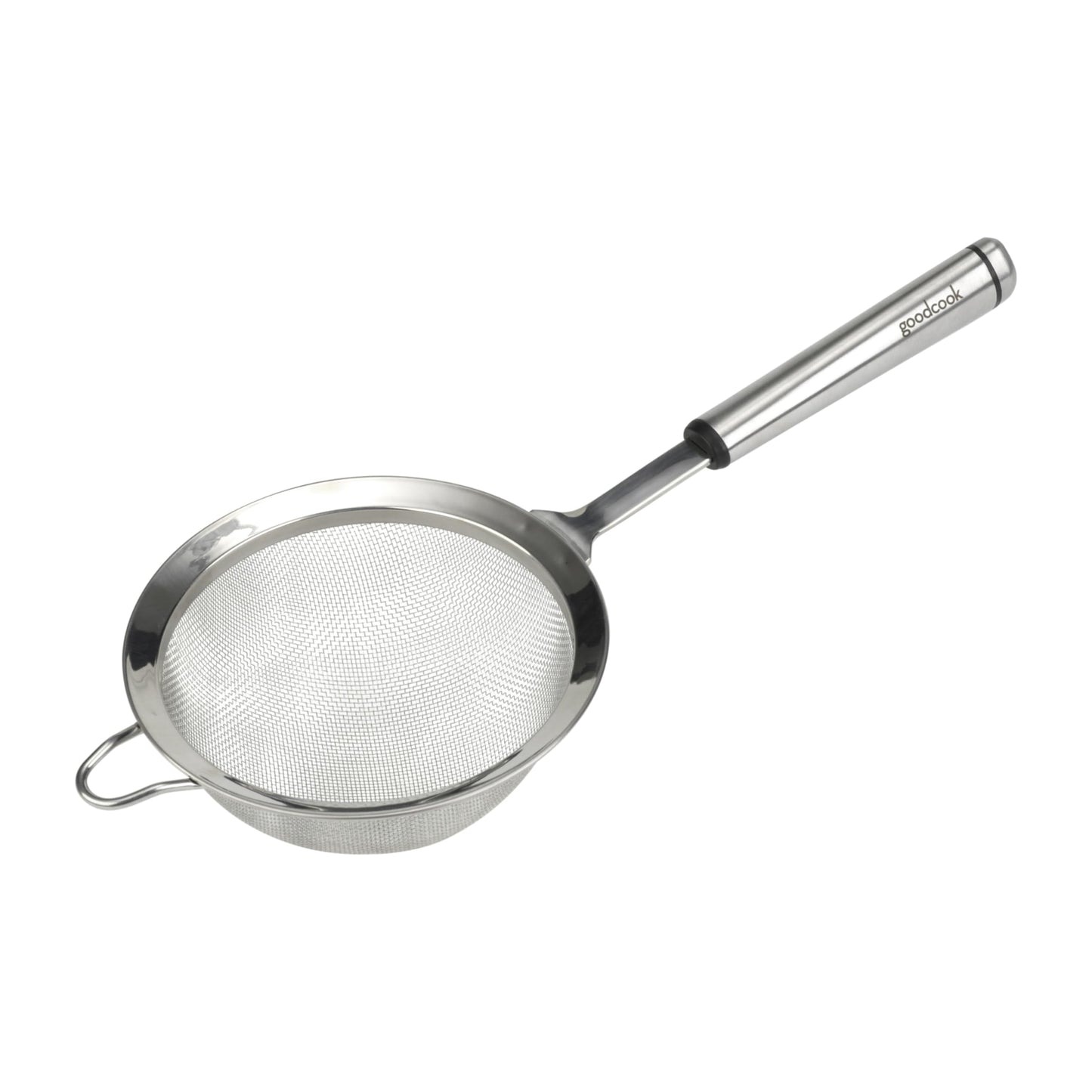 GoodCook Gourmet 6-inch Hand Strainer, Stainless Steel Diamond Shaped Ergonomic Handle with Hang Loop