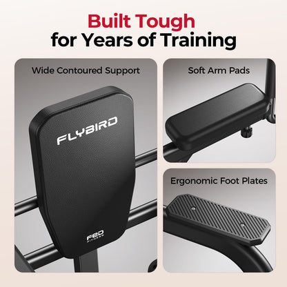 FLYBIRD PT6 Heavy Duty Power Tower with Assisted Leg Raise, Multi-Function Pull Up Bar & Dip Station for Core and Ab Training, Home Gym Equipment, 800 LBS Capacity | FED Fitness
