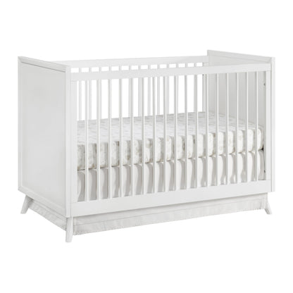 Oxford Baby Dawson Modern 3-in-1 Convertible Island Baby Crib, White, Green Guard Gold Certified