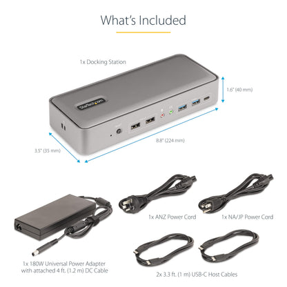 StarTech.com Dual-Laptop USB-C KVM Docking Station, Dual Monitor 4K 60Hz DisplayPort Dock, 5-Port USB Hub, GbE, 90W/45W Power Delivery to Two Laptops, Windows/Mac, 2-Host KVM Dock, TAA