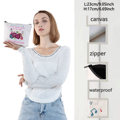 WZMPA Funny Knitting Cosmetic Bag Yarn Collector Gift What Part Don't You Understand Makeup Zipper Pouch Bag Knitter Merchandise (Don't Understand)