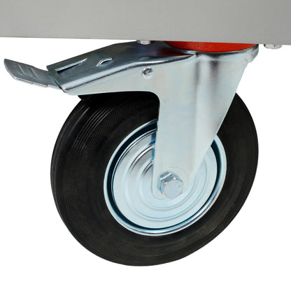 Industrial Heavy Duty Platform Truck Flat Dolly Cart with Wheels 2000 LB Capacity Steel Smooth Deck Moving Equipment for Warehouses