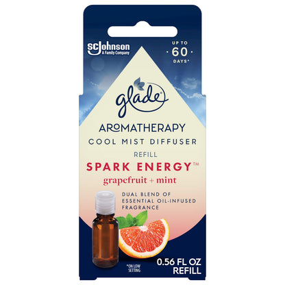 Glade Aromatherapy Diffuser & Essential Oil, Air Freshener for Home, Choose Calm Scent with Notes of Lavender & Sandalwood, 0.56 Fl Oz