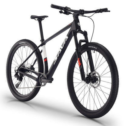 SAVADECK Carbon Fiber MTB with U6000 10 Speed Shift Groupset, Hydraulic Disc Brake with MT200 Break System (Midnight Black, 29 * 17)