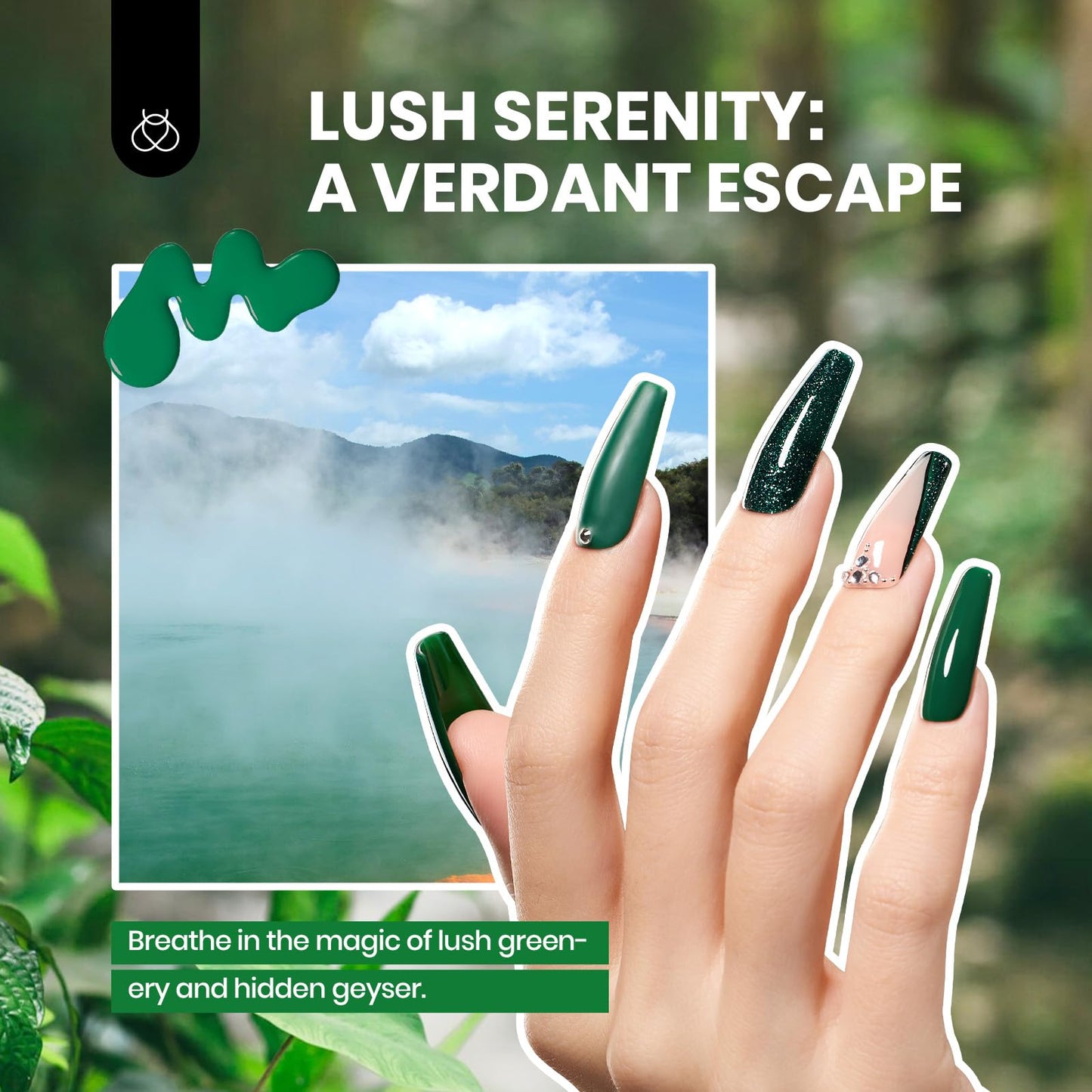 Beetles Fall Gel Nail Kit, Mystic Wonderland Gel Polish Set, 36 Colors Burgundy Brown Orange Red Polish Kit with Base Coat Glossy Matte & Glitter Top Coat Soak Off UV Led Nails Gifts for Women