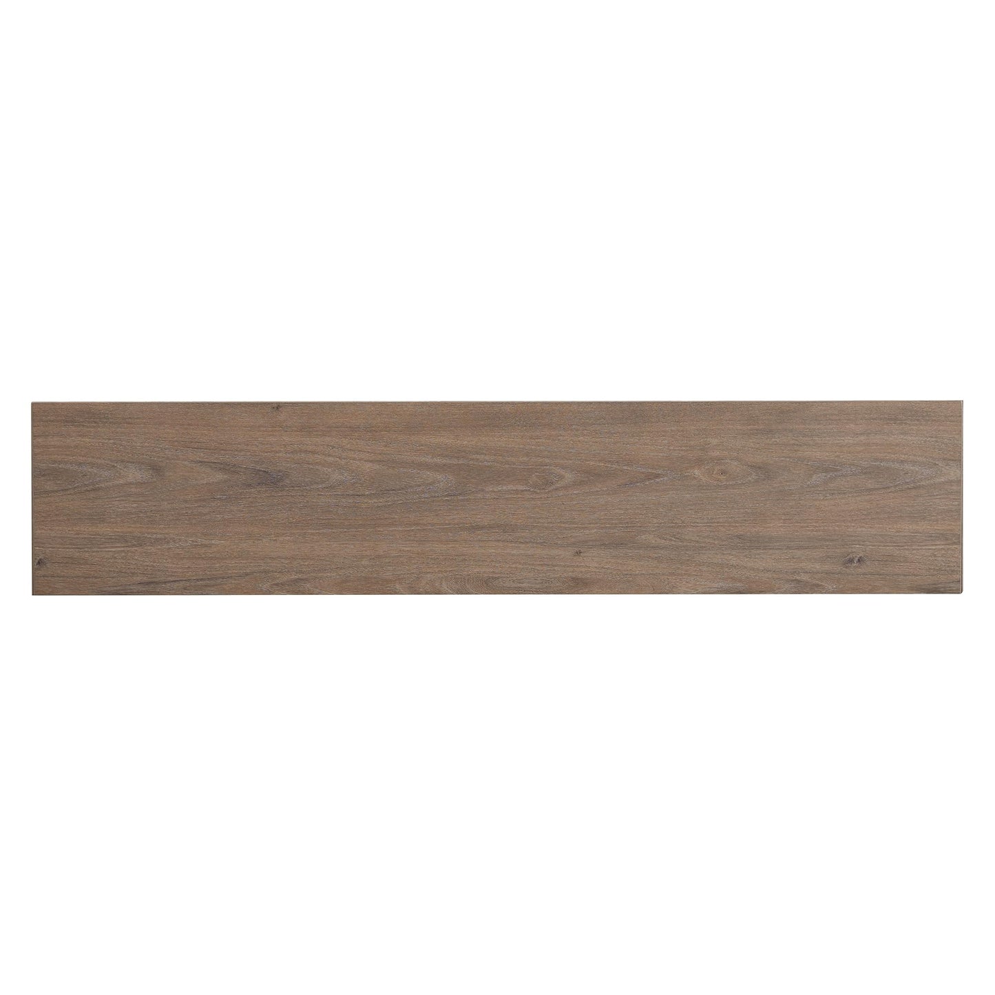 Henn&Hart 56" Fluted Wooden Rectangular Console Table Ribbed Entryway Table, Sofa Table for Entryway, Living Room, Couch, Hallway, or Office, Weathered Gray