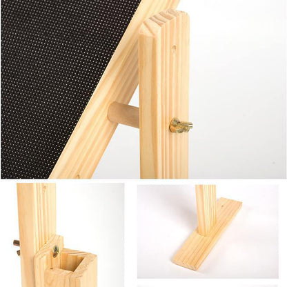 ELUKHT Cross Stitch Stand, Frame Embroidery Floor Stand, Wooden Cross Stitch Floor Stand, Tapestry Frames, Embroidery Needlework Lap Frame Craft Tool for DIY Craft Thread Sewing