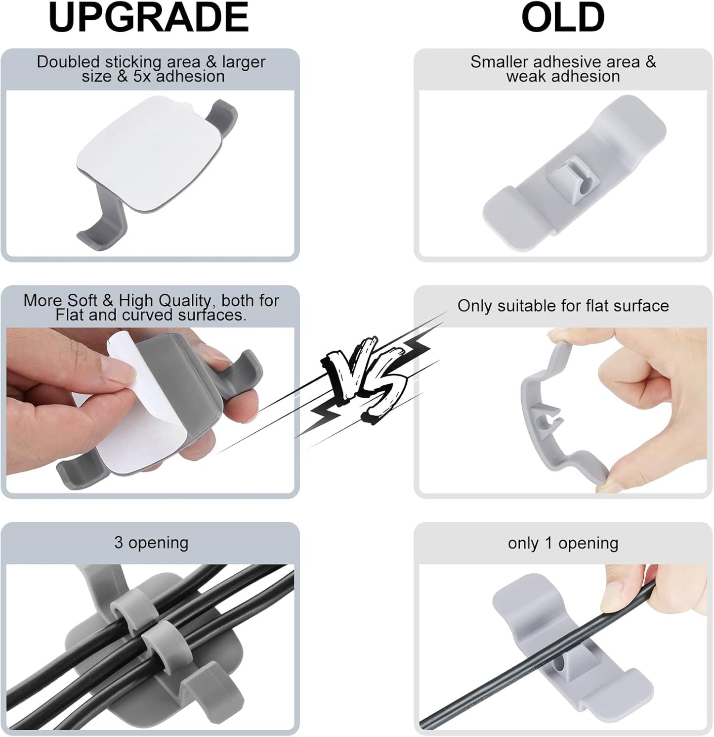 Cord Organizer for Appliances, 6 Pack Upgraded Cord Wrapper and Holder, Tidy Wrap Cord Keeper