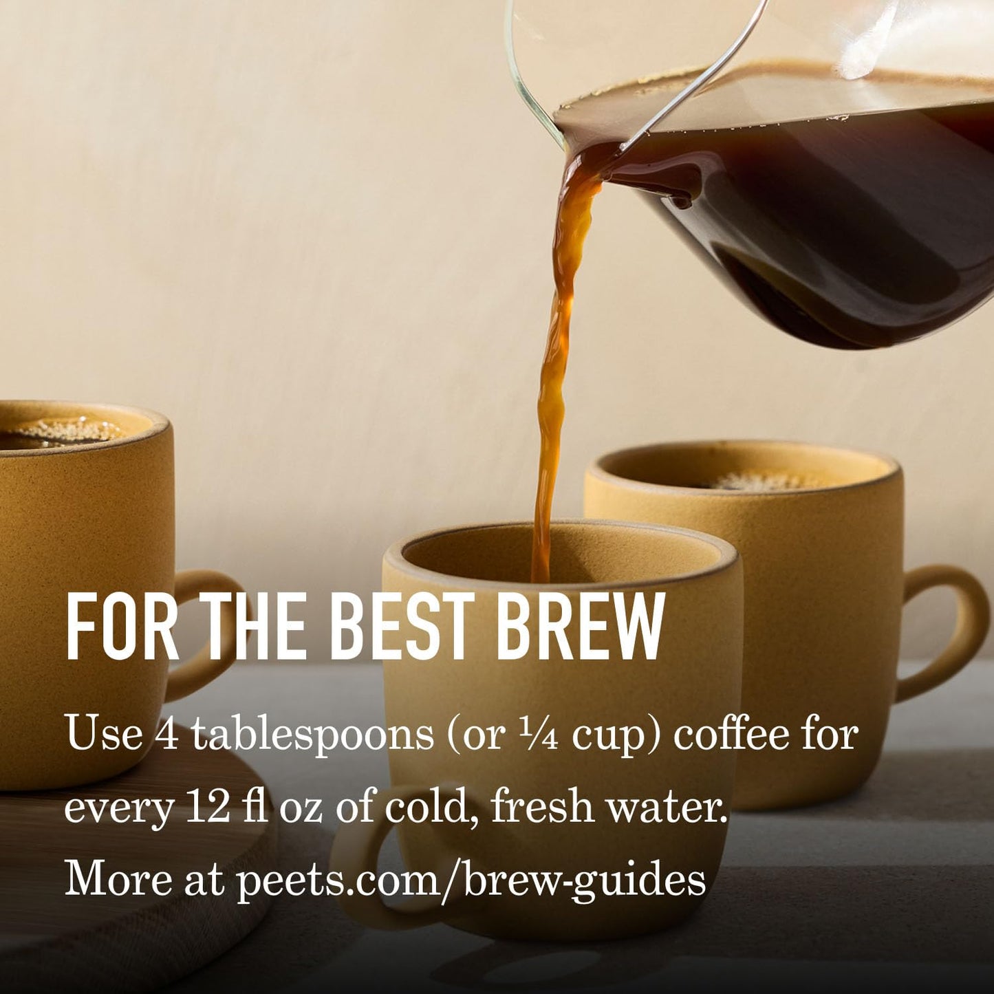 Peet's Coffee, Medium Roast Whole Bean Coffee, 100% Arabica Coffee - Big Bang 63 Ounces (6 Bags of 10.5 Ounces)