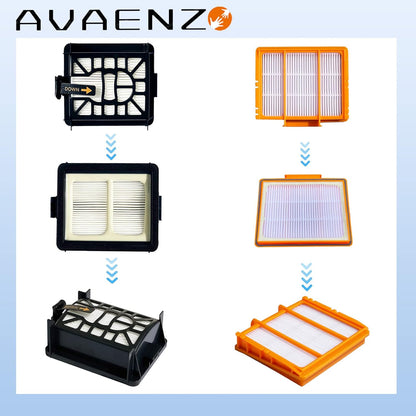 Shark Replacement Parts Kit - Main Brush, Filters & Side Brushes for AV2511AE, AV2501S, RV2610WA & More
