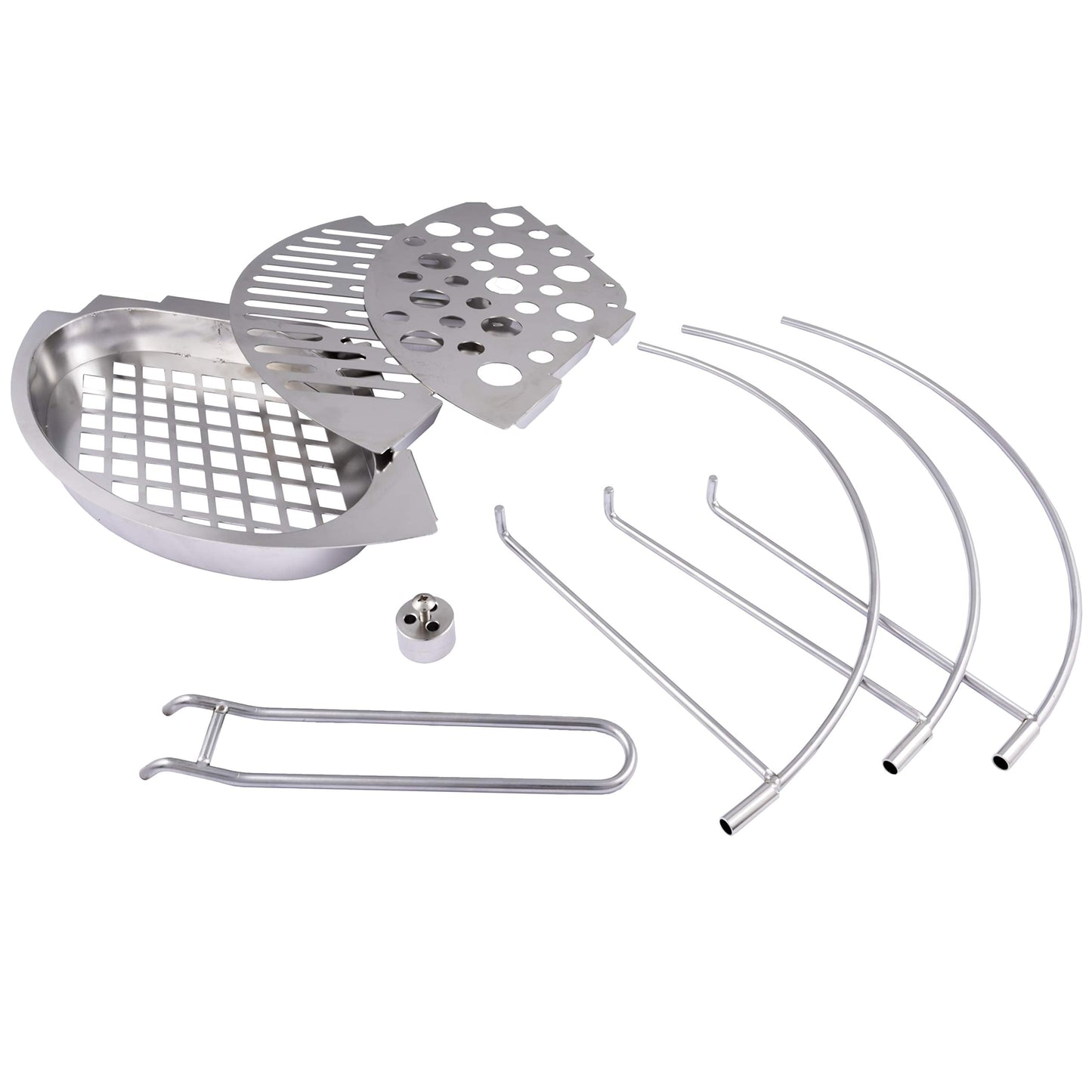 Char-Broil Oklahoma Joe's Bronco Barrel Drum Smoker Bundle with 630 Square Inch Cooking Surface and Triple Grate